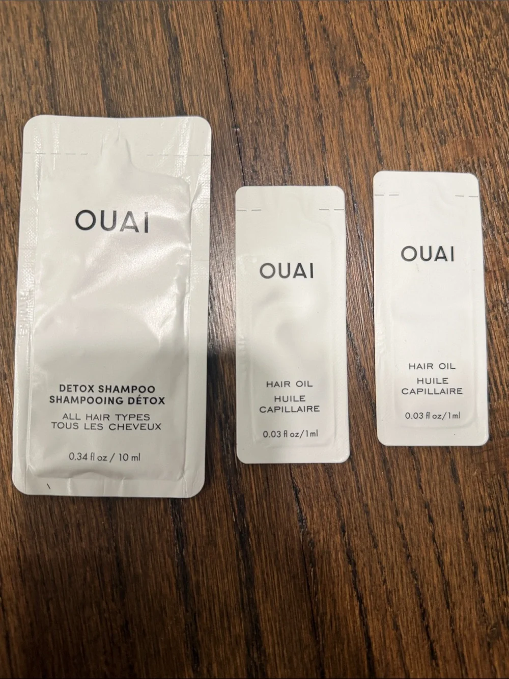 Hair treatment-Amika Strength Repair Shampoo/Conditioner, beach wave spray, Ouai
